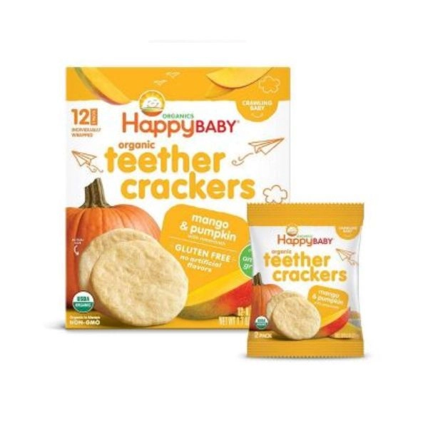 Happy Baby Teether crackers Sabor a Mango - Imagen 2