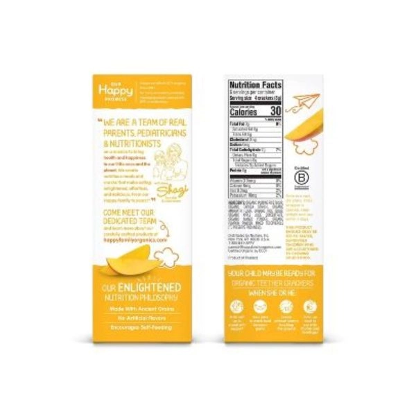 Happy Baby Teether crackers Sabor a Mango - Imagen 3