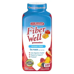 Vitafusion Fiber Well Sugar Free Gummy Vitamin Supplement, 220 ct.