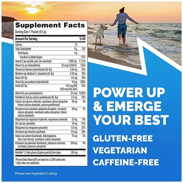 Emergen-C Immune+ Triple Action Vitamin C Powder, 1000mg, 90 ct. - Imagen 2