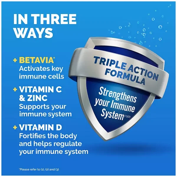 Emergen-C Immune+ Triple Action Vitamin C Powder, 1000mg, 90 ct. - Imagen 4
