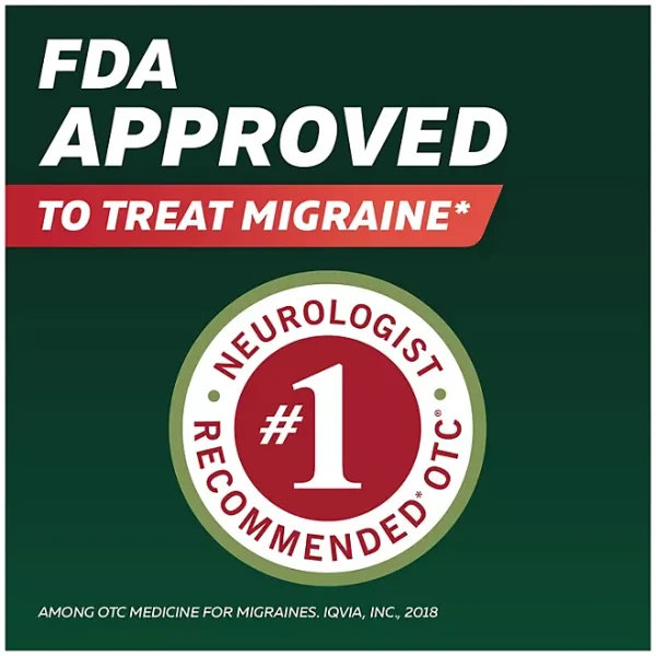 Excedrin Migraine Pain Relief Caplets, 300 ct. - Imagen 4