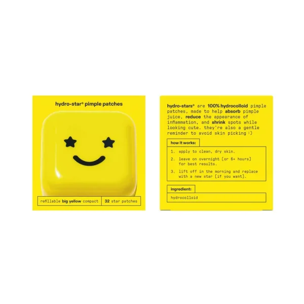 Starface Hydro-Star Pimple Patches + Refillable Compact - 32ct - Imagen 2