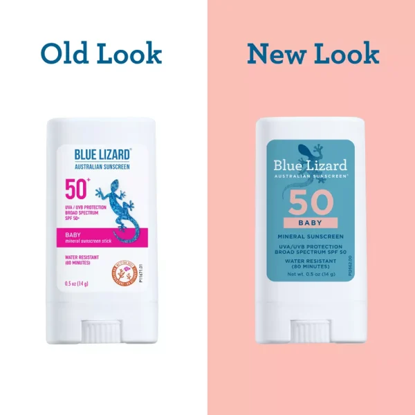 Blue Lizard Baby Mineral Sunscreen Stick for Face and Body - SPF 50+ - Imagen 3