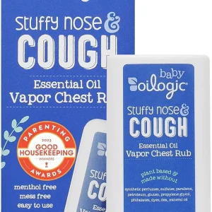 Oilogic Baby Ungüento en Aerosol para el Pecho con Aceite Esencial para la Congestión Nasal y la Tos