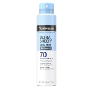 Neutrogena Ultra Sheer Sunscreen Spray, SPF 70
