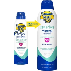 Banana Boat Spray Protector Solar Mineral Sensible SPF 50