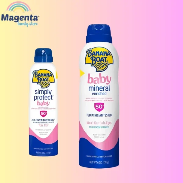 Banana Boat Spray Protector Solar Enriquecido con Minerales para Bebés FPS 50 - Imagen 2
