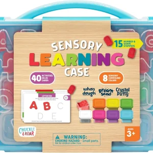 Chuckle & Roar Funda Learning Sensorial para Preescolar con Masa y Arena Multicolores para Niños a Partir de 3 Años