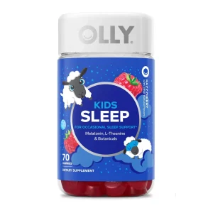 OLLY Kids 0.5 Melatonin Sleep Support Gummies - Raspberry, 70 ct