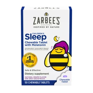 Zarbee's Kid's Sleep with Melatonin Chewables - Natural Grape - 50ct
