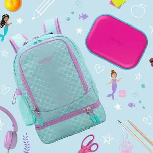 Bentgo 2-In-1 Backpack & Lunch Bag and Bentgo Kids Chill Lunch Box Aqua