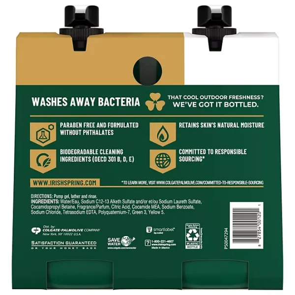 Irish Spring Body Wash for Men, Original Clean, 30 fl. oz., 2 pk. - Imagen 2