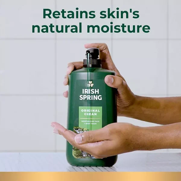 Irish Spring Body Wash for Men, Original Clean, 30 fl. oz., 2 pk. - Imagen 4