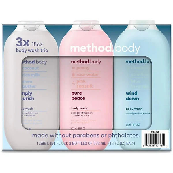 Method Body Wash Trio, 18 fl. oz., 3 pk.