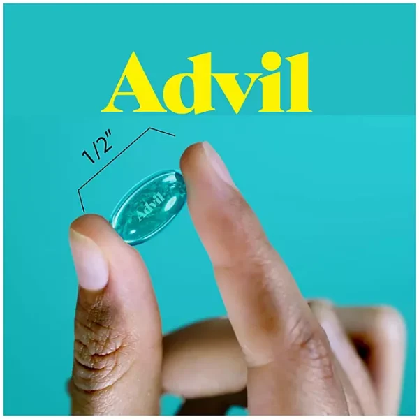 Advil Liqui-Gels Pain Reliever and Fever Reducer, Ibuprofen 200mg Capules, 240 ct. - Imagen 3